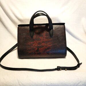Alexander Wang Lizard Embossed Pelican Satchel Shoulder HandBag w/Dust Bag